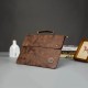 PU Leather Business Briefcase Laptop Bag Retro Handbag Men's Ultrathin File Bag Shoulder Bag Crossbody Bag for 12 inch Notebook PU Leather Business Briefcase Laptop Bag Retro Handbag Men's Ultrathin File Bag Shoulder Bag Crossbody Bag for 12 inch Notebook