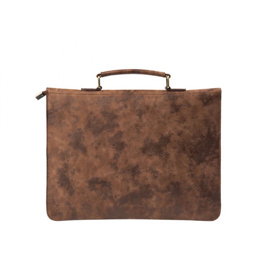 PU Leather Business Briefcase Laptop Bag Retro Handbag Men's Ultrathin File Bag Shoulder Bag Crossbody Bag for 12 inch Notebook PU Leather Business Briefcase Laptop Bag Retro Handbag Men's Ultrathin File Bag Shoulder Bag Crossbody Bag for 12 inch Notebook