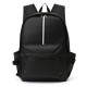 PU Leather Men Women Laptop Travel Rucksack Camping School Satchel Shoulder Backpack