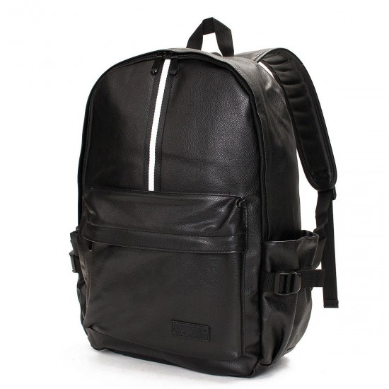 PU Leather Men Women Laptop Travel Rucksack Camping School Satchel Shoulder Backpack PU Leather Men Women Laptop Travel Rucksack Camping School Satchel Shoulder Backpack