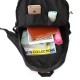PU Leather Men Women Laptop Travel Rucksack Camping School Satchel Shoulder Backpack