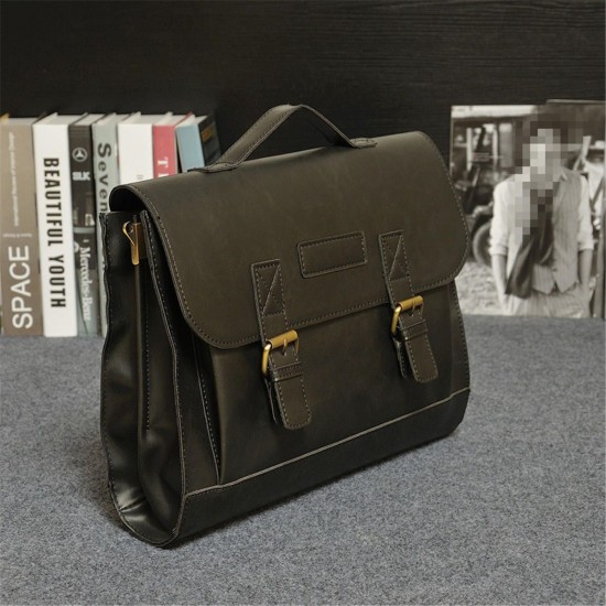 Retro Men Bag PU Leather Men Handbags Casual Business Laptop Bag Messenger Bags Office Bag Retro Men Bag PU Leather Men Handbags Casual Business Laptop Bag Messenger Bags Office Bag