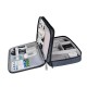 SM02 Nylon Digital Storage Bag Electronic Accessories Travel Organizer Bag Waterproof Portable Data Cable Organizer