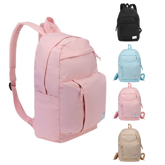 School Style Backpack Large Capacity Simple Casual Travel Women Laptop Bag