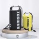 Multifunctional Waterproof Bucket Bag Pure Color Large Capacity Easy Storage Swimming Beach Gym Bag