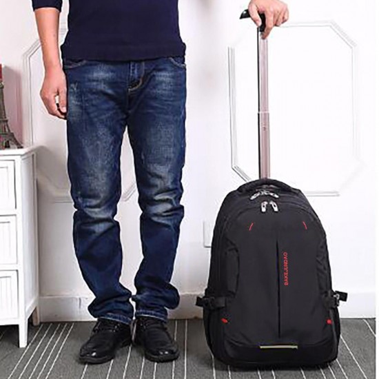 Travel Bag 18 inch Rolling Shoulders Backpack Trolley Luggage Suitcase Large Capacity Cabin Suitcases Business Laptop Bag Travel Bag 18 inch Rolling Shoulders Backpack Trolley Luggage Suitcase Large Capacity Cabin Suitcases Business Laptop Bag