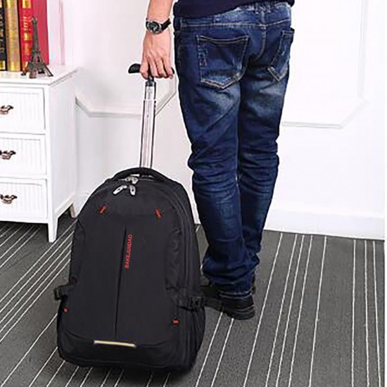 Travel Bag 18 inch Rolling Shoulders Backpack Trolley Luggage Suitcase Large Capacity Cabin Suitcases Business Laptop Bag Travel Bag 18 inch Rolling Shoulders Backpack Trolley Luggage Suitcase Large Capacity Cabin Suitcases Business Laptop Bag