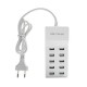 10 Port USB Tablet Charger EU Plug 5V 2.4A Wall Charger Hubs for Samsung Huawei Tablets Phone Pad Fast Charging 5V 1A