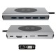 13 in 1 USB Hub Type-C to HD Converter USB 3.0 Hi-Speed TF SD Card Reader Multifunctional Hub Adapter 13 in 1 USB Hub Type-C to HD Converter USB 3.0 Hi-Speed TF SD Card Reader Multifunctional Hub Adapter