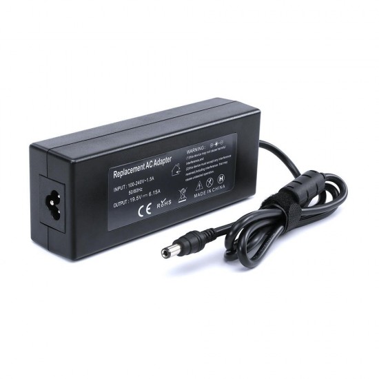 19.5V 120W 6.15A Desktop Laptop Power Adapter Notebook Charger Interface 6.0*3.0 for Lenovo Computer Add the AC Cable