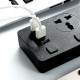 3 AC Universal Outlets Electrical Plug Socket Multifunctional Plug-in Board with USB Independent Switch 2m Extension Cord For Laptop Desk 3 AC Universal Outlets Electrical Plug Socket Multifunctional Plug-in Board with USB Independent Switch 2m Extension Cord For Laptop Desk