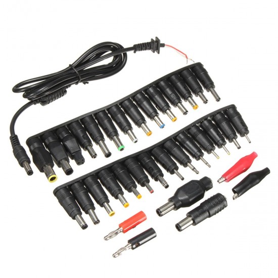 34pcs Universal Laptop Notebook Input DC Plug Set Jack Tips Without AC Adapter 34pcs Universal Laptop Notebook Input DC Plug Set Jack Tips Without AC Adapter