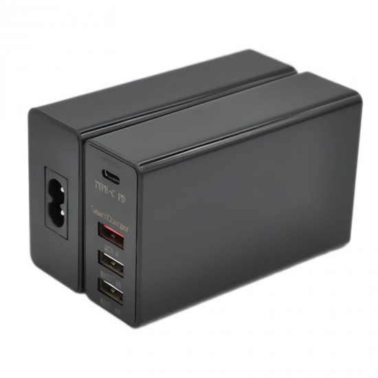 4 in 1 100W PD Fast Charging Multi-port Power Adapter Charger QC 3.0 5V/2.4A 4 in 1 100W PD Fast Charging Multi-port Power Adapter Charger QC 3.0 5V/2.4A
