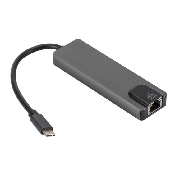 5-in-1 USB Hub Type-C to HD Converter USB 3.0/3.1 Hi-Speed Multifunctional Hub Adapter for Mac OS, Windows 7/8/10