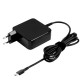 65W Type-c PD Fast Charger USB C Laptop Power Adapter 20V 3A for DELL Notebook