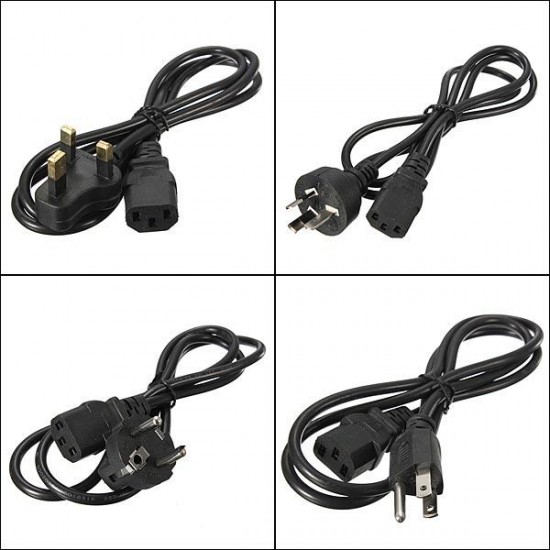 AC Power Supply Adapter Cord Cable Lead 3-Prong for Laptop AC Power Supply Adapter Cord Cable Lead 3-Prong for Laptop