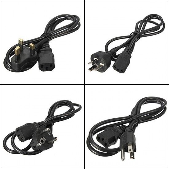 AC Power Supply Adapter Cord Cable Lead 3-Prong for Laptop