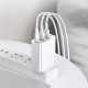 60W 2 USB Port PD Power Adapter Fast Charging Wall Travel Charger for Phone Laptop Tablet CN Standard EU Plug