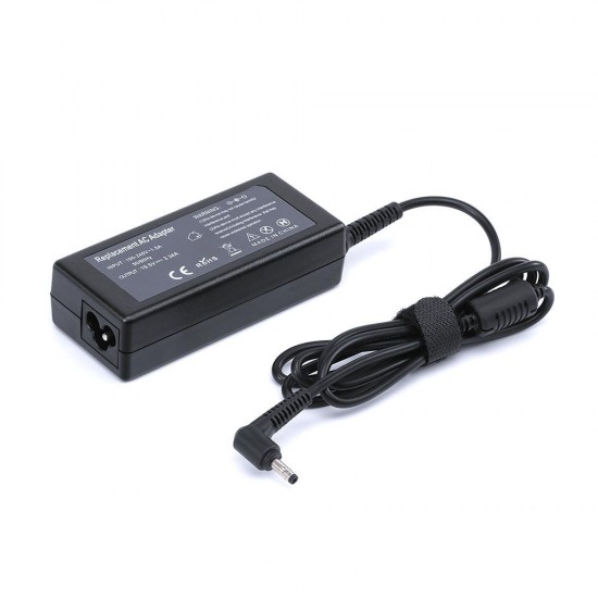 Laptop Power Adapter Charger 19.5V 65W 3.34A Slim 90W Interface 4.0*1.7 For Dell Add the AC Cable