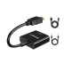 HDMI to VGA Micro Power Supply 3.5mm Audio Adapter Converter For Laptop PC Notebook Projector Mini PC