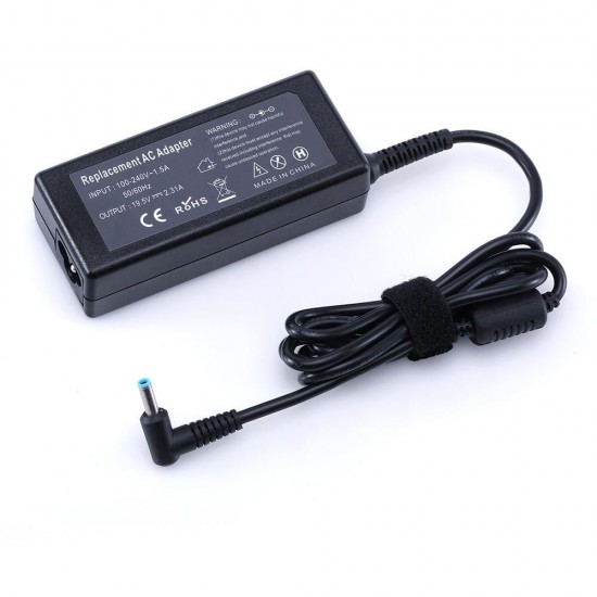 19.5V 45w 2.31A Interface 4.5*3.0 Blue Pin for HP Laptop Desktop Laptop Power Adapter Add the AC line 19.5V 45w 2.31A Interface 4.5*3.0 Blue Pin for HP Laptop Desktop Laptop Power Adapter Add the AC line