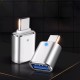 USB3.0 to type-C Adapter Converter Connector Aluminum Alloy with Breathing Lamp for Vehicle Mobile Phone USB3.0 to type-C Adapter Converter Connector Aluminum Alloy with Breathing Lamp for Vehicle Mobile Phone
