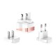 C83 Detachable Charger Power Adapter 3 USB Output 2.4A US / EU / UK Plug C83 Detachable Charger Power Adapter 3 USB Output 2.4A US / EU / UK Plug