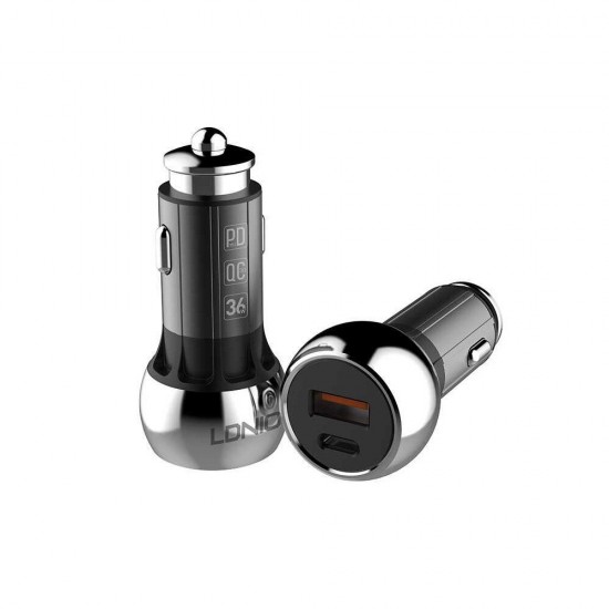 New Arrival C1 Quick Charge 3.0 Car Charger with Type -C line For Laptop