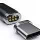 Magnetic Suction Type-C Charging Adapter Power Connector USB3.1 Magnetic Converter 87W for Apple Huawei Laptop Macbook Pro Magnetic Suction Type-C Charging Adapter Power Connector USB3.1 Magnetic Converter 87W for Apple Huawei Laptop Macbook Pro