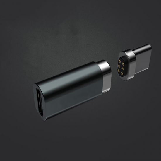 Magnetic Suction Type-C Charging Adapter Power Connector USB3.1 Magnetic Converter 87W for Apple Huawei Laptop Macbook Pro Magnetic Suction Type-C Charging Adapter Power Connector USB3.1 Magnetic Converter 87W for Apple Huawei Laptop Macbook Pro
