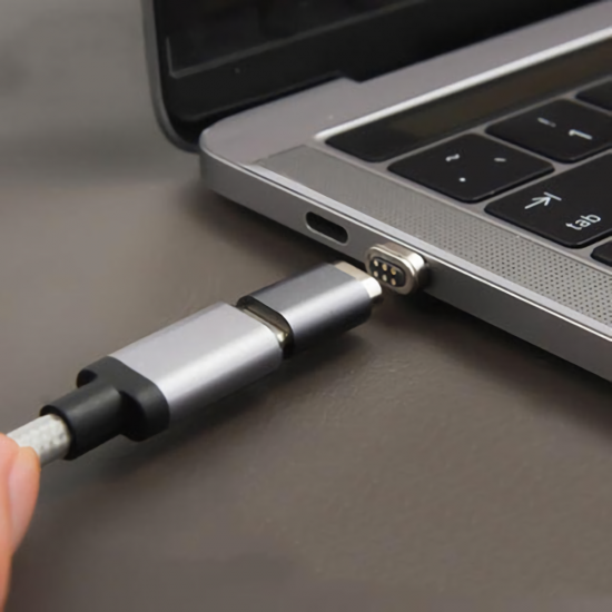 Magnetic Suction Type-C Charging Adapter Power Connector USB3.1 Magnetic Converter 87W for Apple Huawei Laptop Macbook Pro