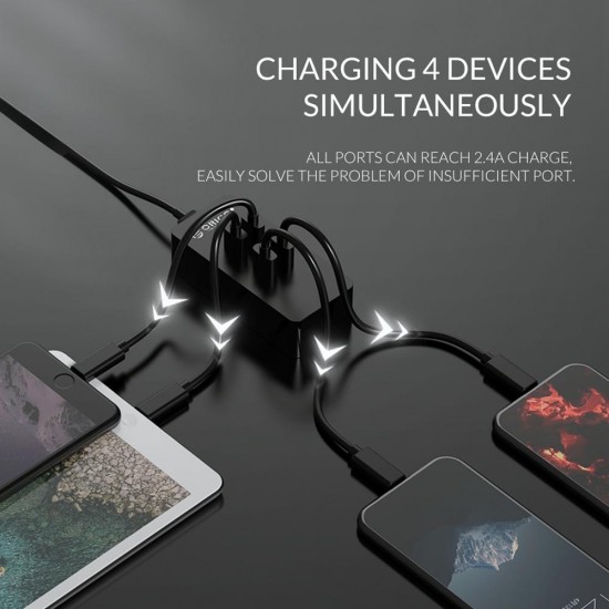 4 Port USB Charger 20W 5V2.4A *4Fast Charging Desktop for Laptop Smart Phone 4 Port USB Charger 20W 5V2.4A *4Fast Charging Desktop for Laptop Smart Phone