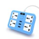 Power Socket 3 Outlet 4 USB Ports Hub Multi Portable Electrical Power Strip Plugs Adaptorfor Home Office