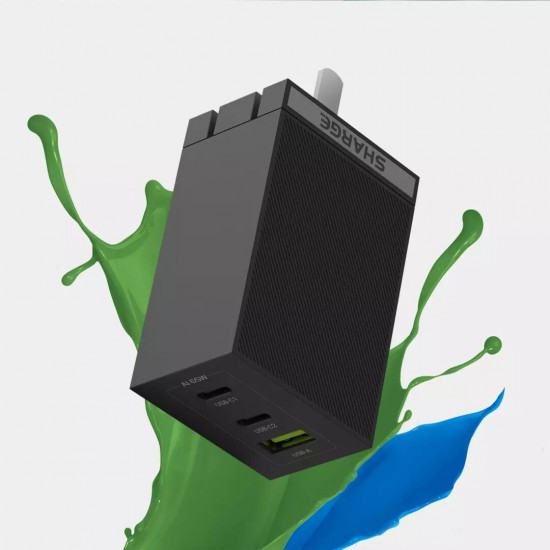 3-Port Laptop Wall Charger 1C 2A 65W USB-C & USB-A Quick Charges for Laptops, Smartphones & Tablets Without Cable 3-Port Laptop Wall Charger 1C 2A 65W USB-C & USB-A Quick Charges for Laptops, Smartphones & Tablets Without Cable