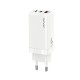 T33 65W GaN Fast Charger Mini USB Power Adapter USBC 3 Port Wall Charger EU Plug for Notebook Tablet Switch Mobile Phone T33 65W GaN Fast Charger Mini USB Power Adapter USBC 3 Port Wall Charger EU Plug for Notebook Tablet Switch Mobile Phone