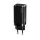 T33 65W GaN Fast Charger Mini USB Power Adapter USBC 3 Port Wall Charger EU Plug for Notebook Tablet Switch Mobile Phone