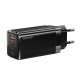 T33 65W GaN Fast Charger Mini USB Power Adapter USBC 3 Port Wall Charger EU Plug for Notebook Tablet Switch Mobile Phone