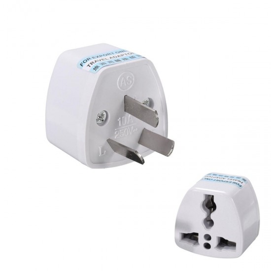 Universal Power Plug Travel Adapter 3 Pin Converter 250V 10A US UK EU to AU AC Universal Power Plug Travel Adapter 3 Pin Converter 250V 10A US UK EU to AU AC