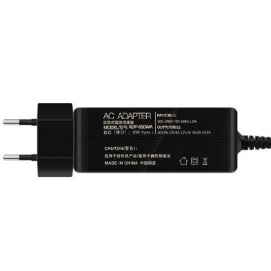 65W QC3.0 Fast Charge PD Charger Type-C Charger Macbook Laptop Power Adapter EU US Plus 65W QC3.0 Fast Charge PD Charger Type-C Charger Macbook Laptop Power Adapter EU US Plus