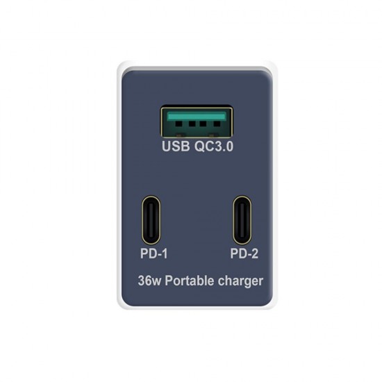 Wholesale WLX-X3 36W 90 Degrees Foldable Pin Portable Multi-function USB Charger US Plug Wholesale WLX-X3 36W 90 Degrees Foldable Pin Portable Multi-function USB Charger US Plug