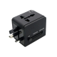 TR-148 Worldwide Universal Multi-functional Conversion Power Plug Dual USB Travel Conversion Plug Standard EU US UK AU Plug TR-148 Worldwide Universal Multi-functional Conversion Power Plug Dual USB Travel Conversion Plug Standard EU US UK AU Plug