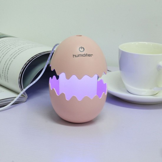 100ML Mini USB Desktop Egg Humidifier with LED Night Light Seven Color Portable Cool Mist Humidifier Air Humidifierfor for Car Vehicle Office 100ML Mini USB Desktop Egg Humidifier with LED Night Light Seven Color Portable Cool Mist Humidifier Air Humidifierfor for Car Vehicle Office