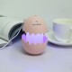 100ML Mini USB Desktop Egg Humidifier with LED Night Light Seven Color Portable Cool Mist Humidifier Air Humidifierfor for Car Vehicle Office