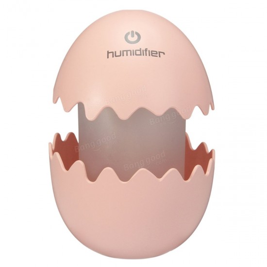 100ML Mini USB Desktop Egg Humidifier with LED Night Light Seven Color Portable Cool Mist Humidifier Air Humidifierfor for Car Vehicle Office 100ML Mini USB Desktop Egg Humidifier with LED Night Light Seven Color Portable Cool Mist Humidifier Air Humidifierfor for Car Vehicle Office