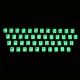 Fluorescent Keyboard Cover Stickers Luminous Waterproof Keyboard Protective Film for Laptop Desktop PC