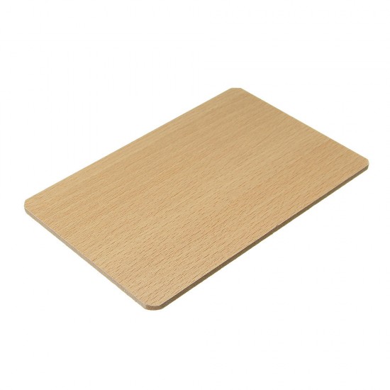 10Pcs 180x119x4mm MDF Sheet Medium Density Fiberboard Double Sided Wood Grain Plate