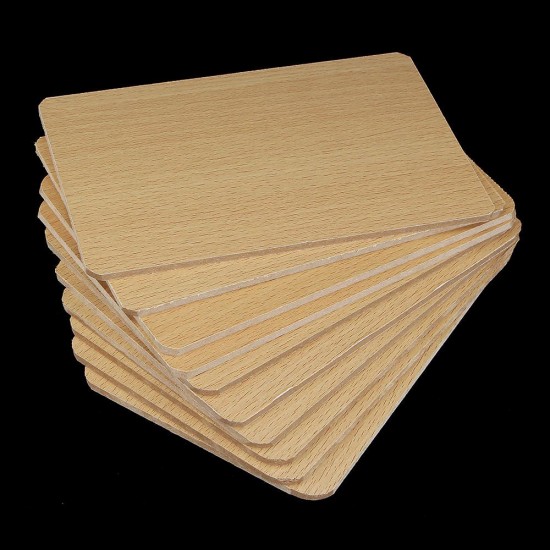 10Pcs 180x119x4mm MDF Sheet Medium Density Fiberboard Double Sided Wood Grain Plate 10Pcs 180x119x4mm MDF Sheet Medium Density Fiberboard Double Sided Wood Grain Plate