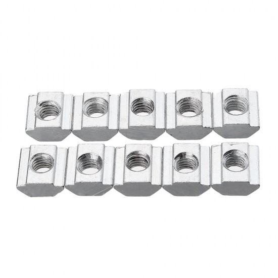 10Pcs M5 Sliding T Nut For 2020 Series T Slot Aluminum Profile CNC Engraver Printer