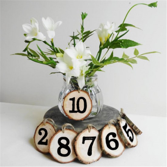 10Pcs/Lot Laser Engraving Wooden Number Hanging Table Cards Wedding Party Decor Reception Pendant 10Pcs/Lot Laser Engraving Wooden Number Hanging Table Cards Wedding Party Decor Reception Pendant