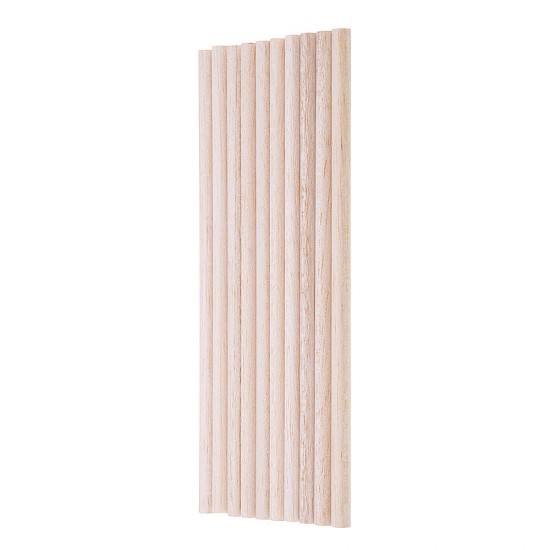 10Pcs/Set 8x200mm Round Balsa Wood Wooden Stick Natural Dowel Unfinished Rods for DIY Crafts Airplane Model 10Pcs/Set 8x200mm Round Balsa Wood Wooden Stick Natural Dowel Unfinished Rods for DIY Crafts Airplane Model